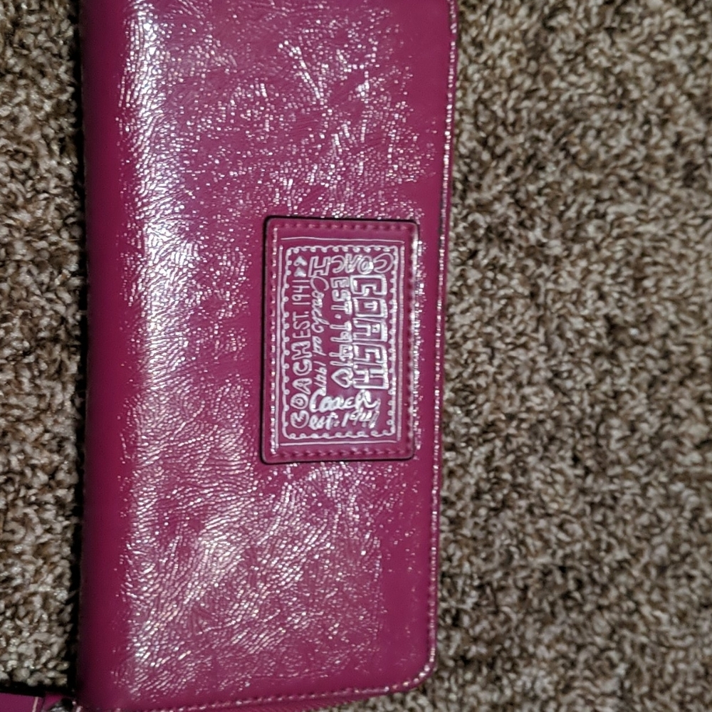 Authentic Coach Accordian Wallet